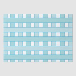 青いプ市松模様にライド模様 薄葉紙