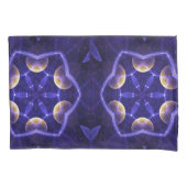 青いヘイズリバーシブル 枕カバー (正面)