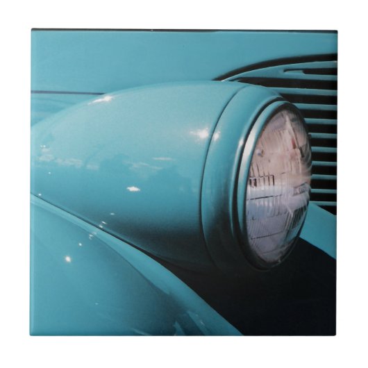 青いヘッドライト タイル (正面)