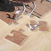 青いヘリコプター ジグソーパズル (側面)