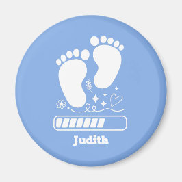 青いベビーのロード マグネット