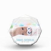 青いベビー名 フォトブロック (正面)