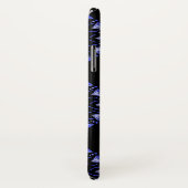 青いペイズリーのapple iphoneケース Case-Mate iPhoneケース (裏面/右)