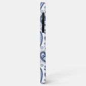 青いペイズリー模様 Case-Mate iPhoneケース (裏面/左)