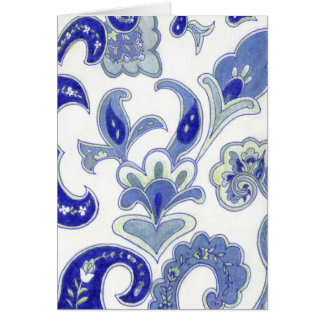 青いペイズリー