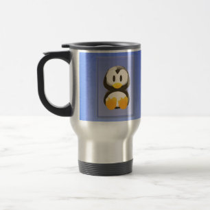 青いペンギンのタンブラー トラベルマグ
