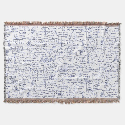 青いペン//の物理学の同等化 スローブランケット (正面)