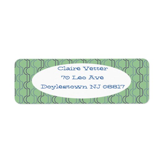 青いホタテ ラベル (正面)