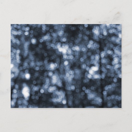 青いボケのポストカード ポストカード (正面)