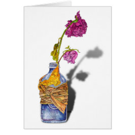 青いボトルカード