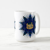 青いボホの星で呼吸しよう。 コーヒーマグカップ (正面右)