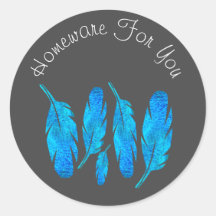 青いボホの羽は青と灰色