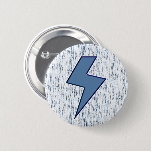 青いボルト 缶バッジ (正面&裏面)