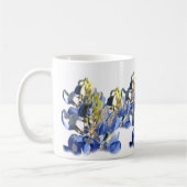 青いボンネットのコーヒー・マグ コーヒーマグカップ (左)