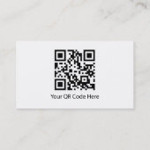 青いボーダー編集可能名刺 名刺 (裏面)