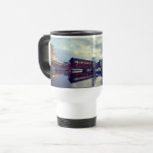 青いボート トラベルマグ (正面左)