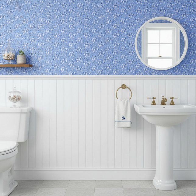 青いボート 壁紙 (クリエイターアップロード済み)