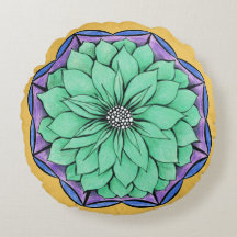 青いポインセチアのデザイン