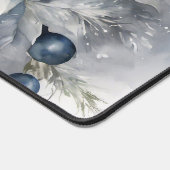 "青いポインセッタ" デスクマット (コーナー)