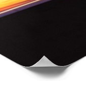 青いポスターの風車 ポスター (角)