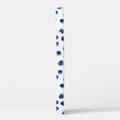 青いポルカ:水色ドットシームレス。 Case-Mate iPhoneケース (裏面 / 右)