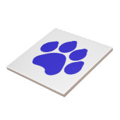 青いポープリントタイル タイル (側面)