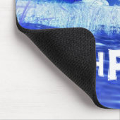 青いマウスパッド マウスパッド (コーナー)