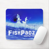 青いマウスパッド マウスパッド (マウス)