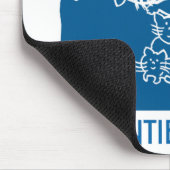 青いマウスパッド マウスパッド (コーナー)