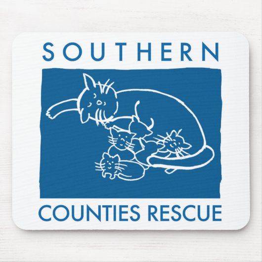 青いマウスパッド マウスパッド (正面)