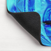 青いマウスパッド(水平) マウスパッド (コーナー)