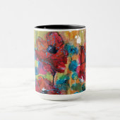 青いマグを持つケシ マグカップ (中央)