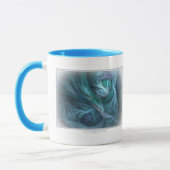 青いマグカップの奇妙な マグカップ (左)