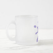 青いマグカップ フロストグラスマグカップ (左)