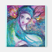 青いマスク マグネット (正面)