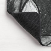 青いマットがないデザイン マウスパッド (コーナー)