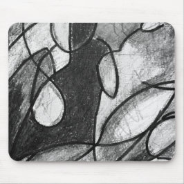 青いマットがないデザイン マウスパッド