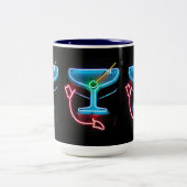 青いマルティーニ ツートーンマグカップ (中央)