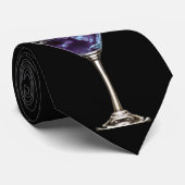 青いマルティーニ ネクタイ (ロール)