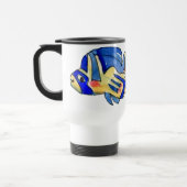 青いマンガのバタフライ トラベルマグ (左)