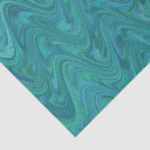 青いマーブリング 薄葉紙 (詳細)