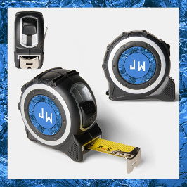 青いマーリングとイニシャル メジャー