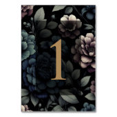 青いムーディフローラ表1 テーブルナンバー (裏面)