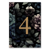 青いムーディフローラ表4 テーブルナンバー (裏面)