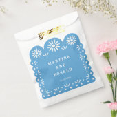 青いメキシカン　パペル　ピカド フェイバーバッグ (封をした状態)