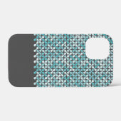 青いメタボール模様 Case-Mate iPhoneケース (裏面 (横))