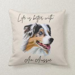 青いメルルのオージー枕で生活が良い クッション