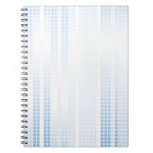 青いモザイクタイル ノートブック (正面)