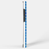 青いモザイクタイル SAMSUNG GALAXYケース (右側面)