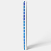 青いモザイクタイル SAMSUNG GALAXYケース (左側面)